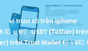 ví trust có trên iphone không Cách lưu trữ USDT (Tether) trên Trust Wallet tại Việt Nam